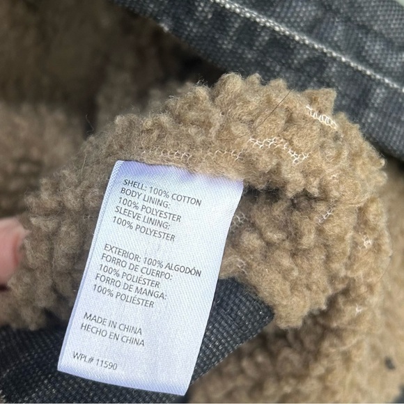 Weatherproof Barn Jacket | Faux Shearling Lined Trucker Jacket | Size Medium - Picture 5 of 5